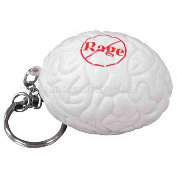 Brain Shape Stress Reliever Key chain