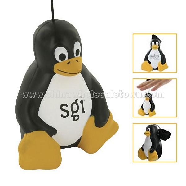 Sitting Penguin Stress Ball Yo Yo