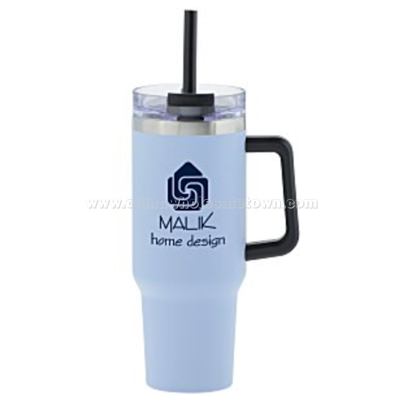 Intrepid Vacuum Mug with Straw - 40 oz.