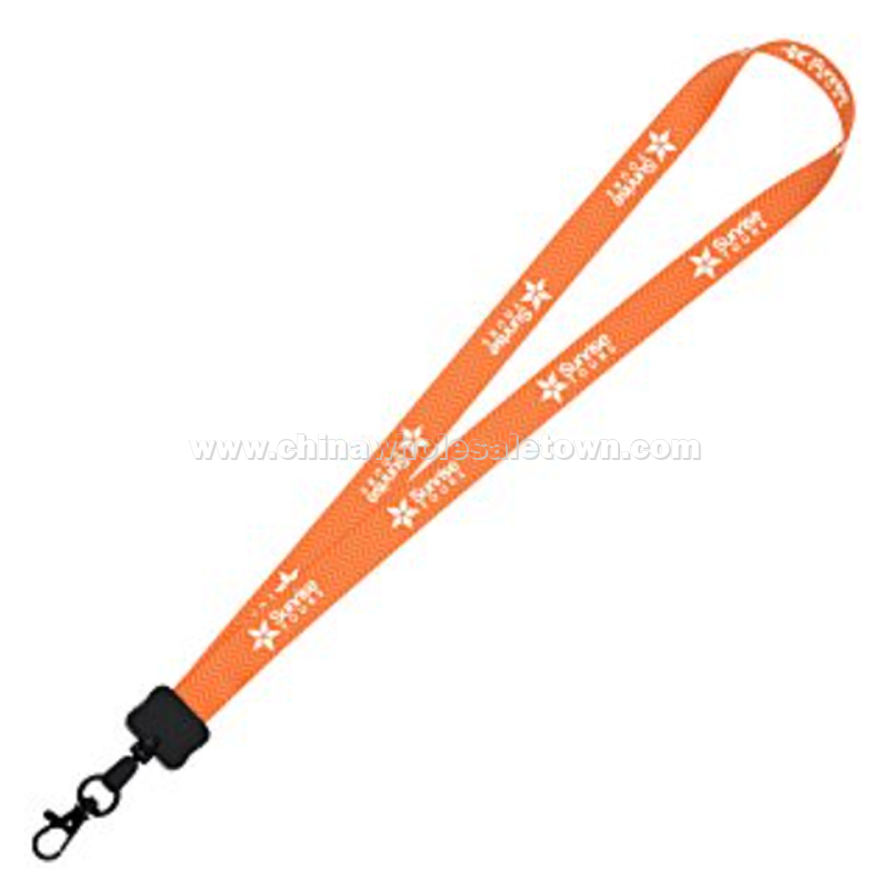 Dye-Sub Lanyard - 3/4" - 32" - Metal Lobster Claw - Chevron