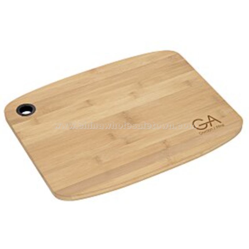 Large Bamboo Cutting Board with Silicone Grip