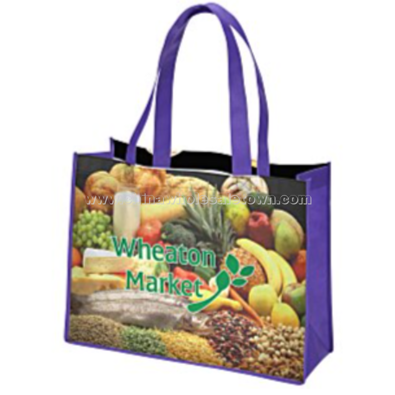 Full Color Shopping Tote - 12" x 16" - 2 Sided