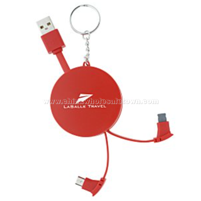 Lunar Charging Cable Keychain