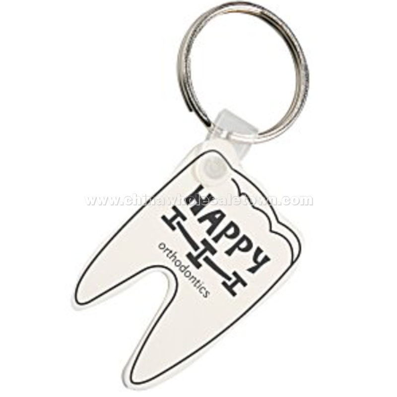 Tooth Soft Keychain