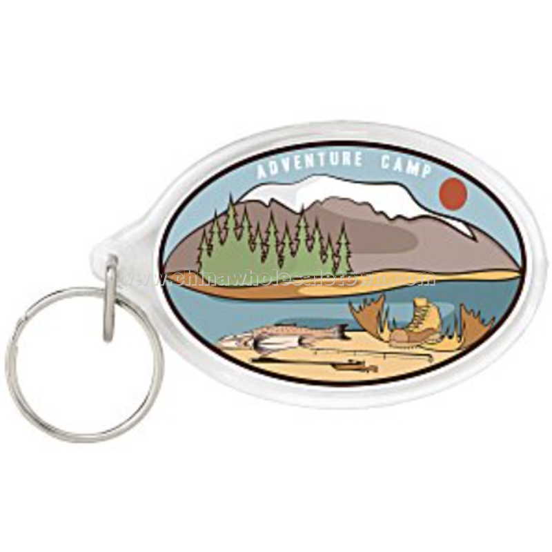 Acrylic Keychain - Oval