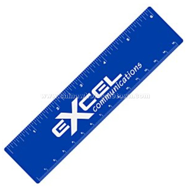 Flexible Plastic Ruler - 6" - Color