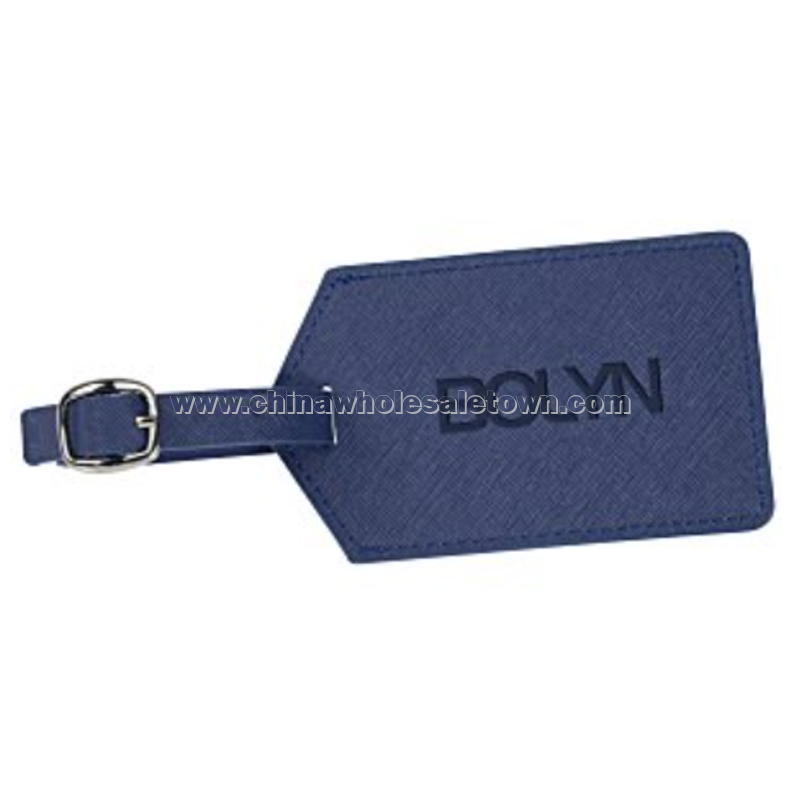 Toscano Leather Luggage Tag