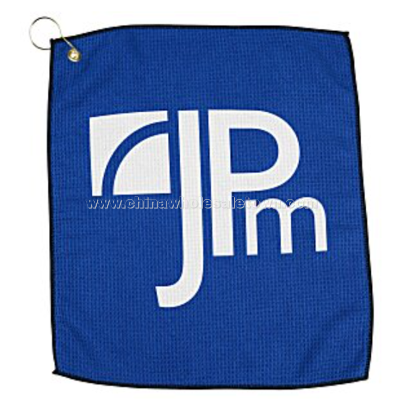 Microfiber Waffle Golf Towel - 18" x 15"