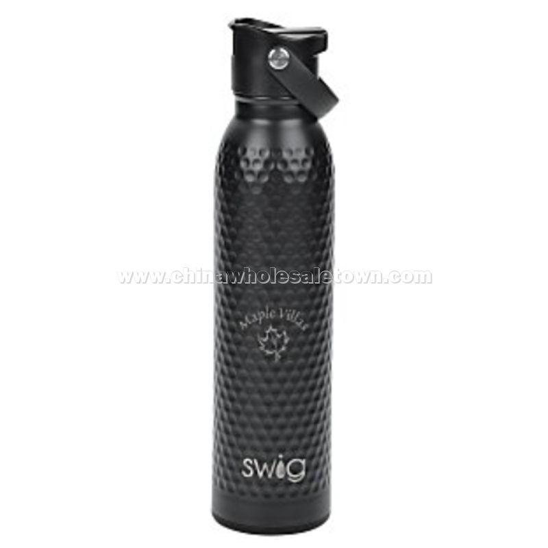 Golf Vacuum Bottle with Flip-up Straw - 20 oz.