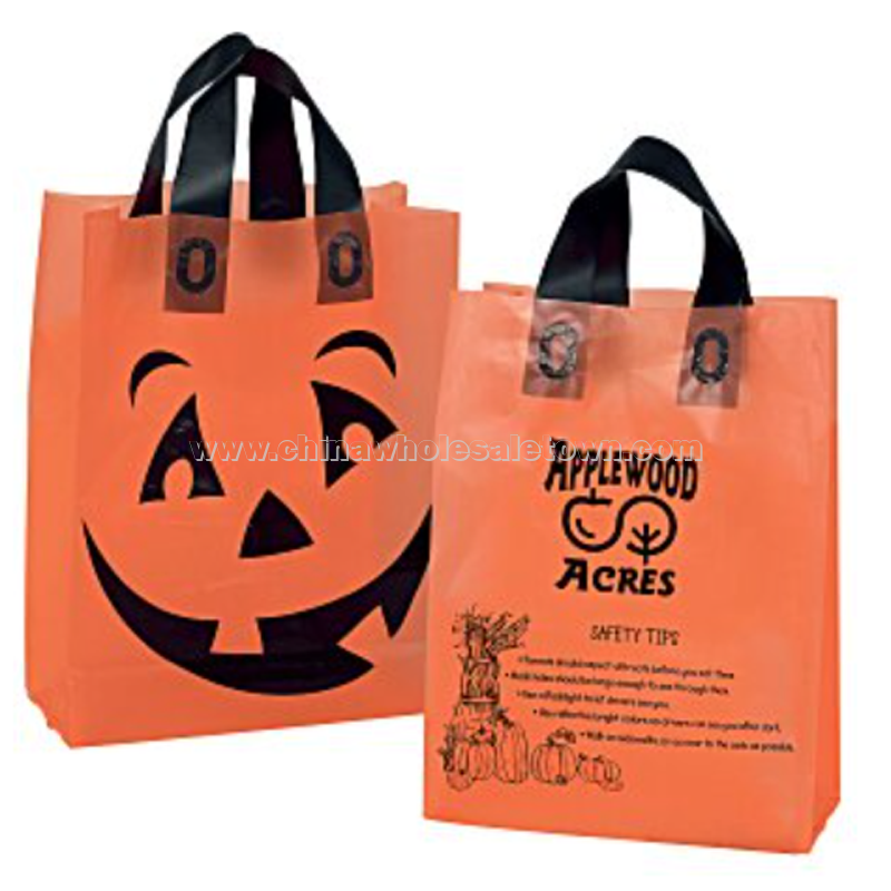 Halloween Orange Frosted Shopper