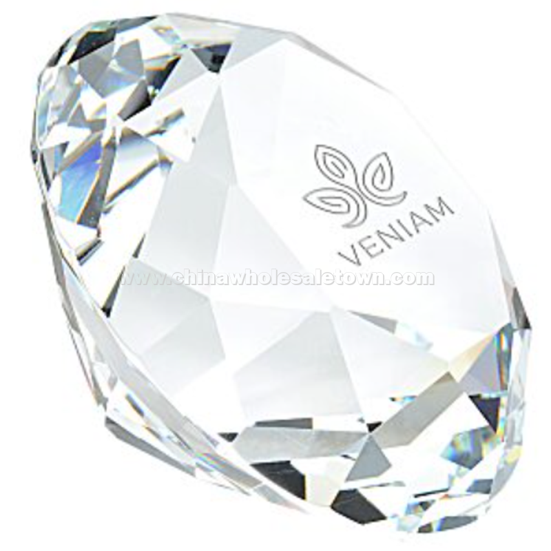 Gemstone Crystal Paperweight - Clear