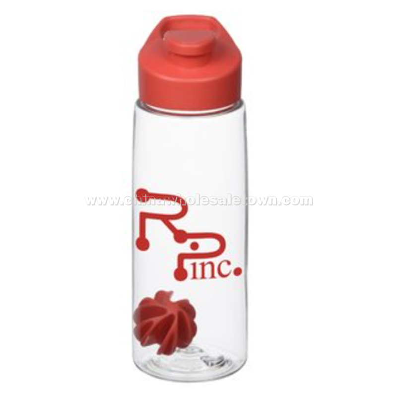 Clear Impact Flair Bottle with Flip Carry Lid - 26 oz. - Shaker