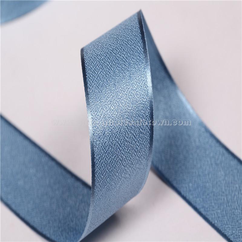 100% nylon pure color fashion satin ribbon for Bow DIY