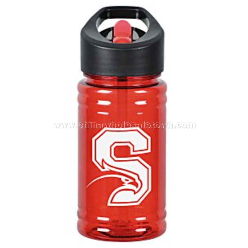 Breaker Bottle with Two-Tone Flip Straw Lid - 16 oz.