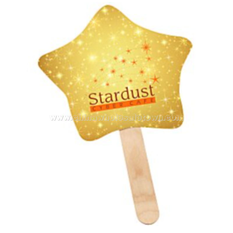 Mini Hand Fan - Star - Full Color