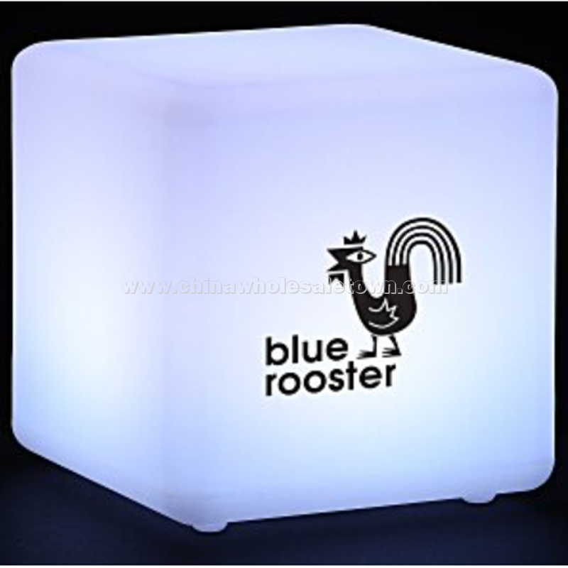 8" Deco Light-Up Cube