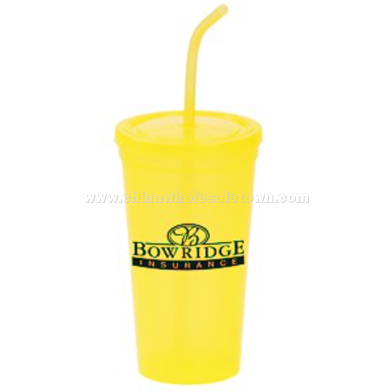 Brilliantly Bent Straw Tumbler - 22 oz.