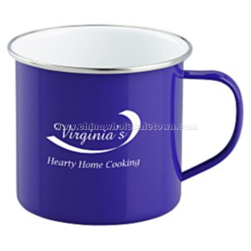 Enamel Metal Campfire Mug - 16 oz.