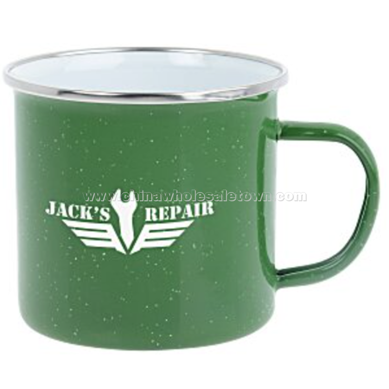 Campfire Enamel Metal Mug - 15 oz.