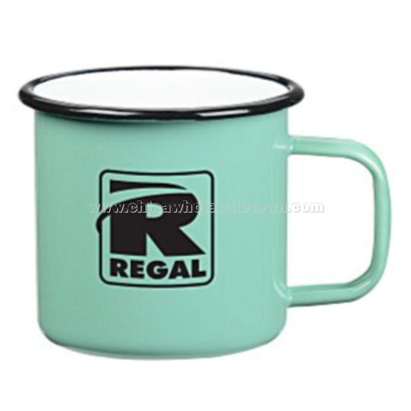 Enamel Metal Camper Mug - 16 oz.