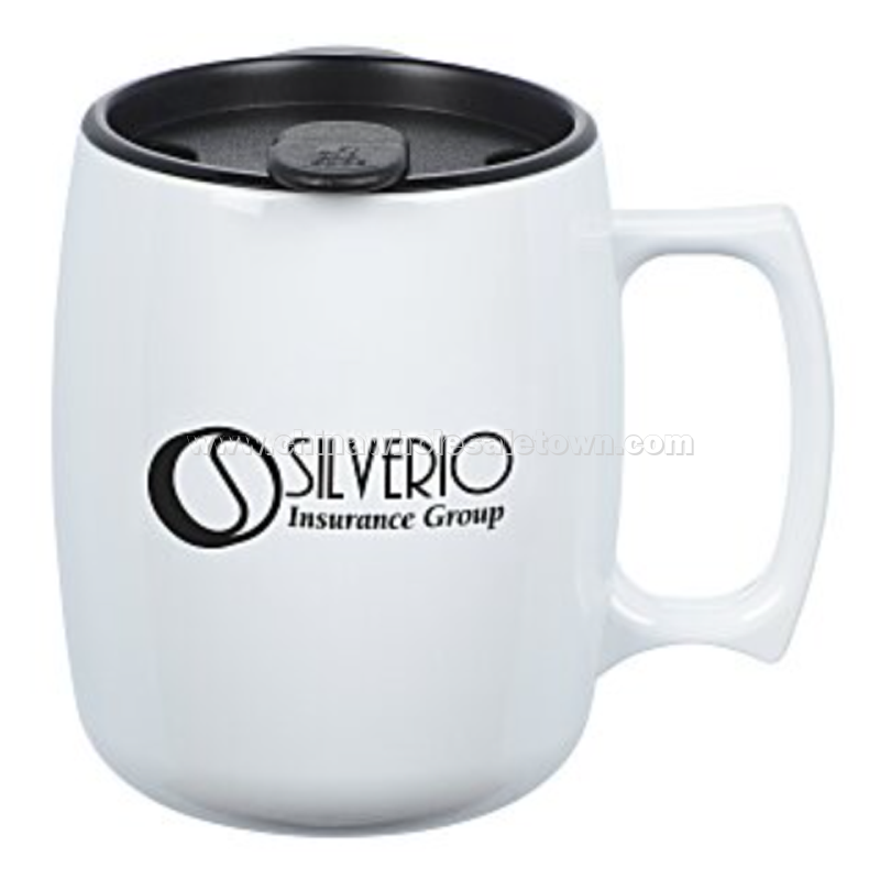 Courier Mug with Lid - 12 oz.