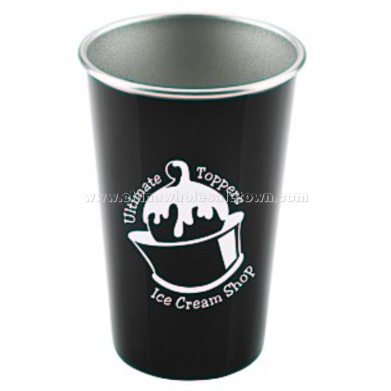 Stainless Steel Pint Glass - 16 oz.