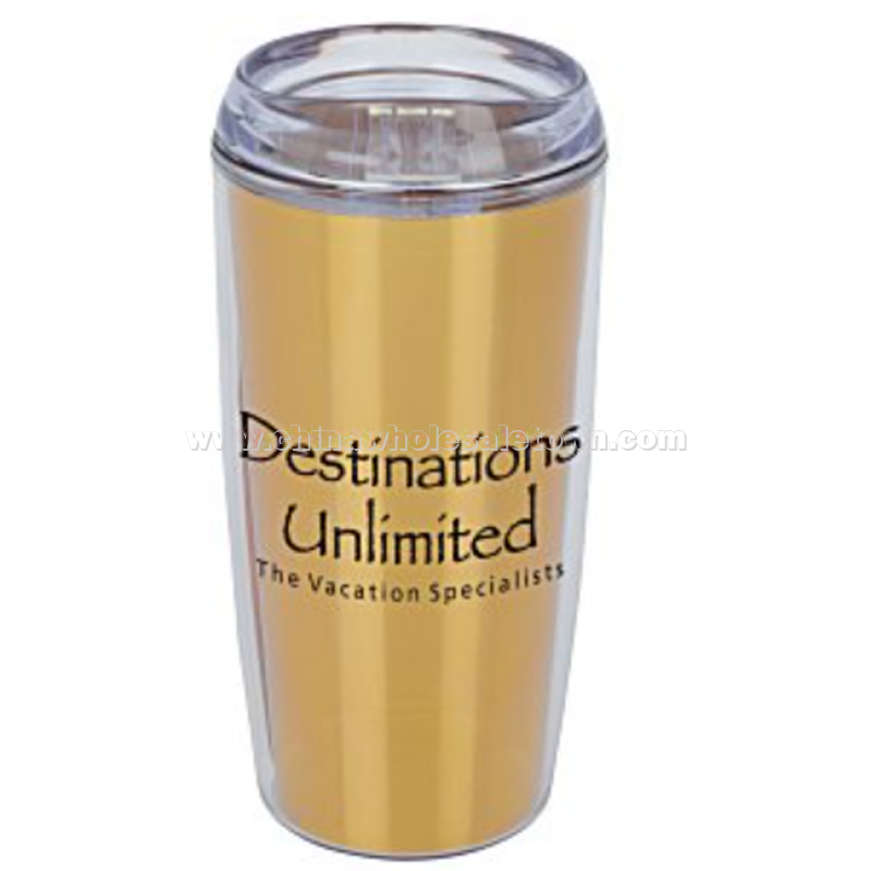 Metallic Ringo Travel Tumbler - 18 oz.