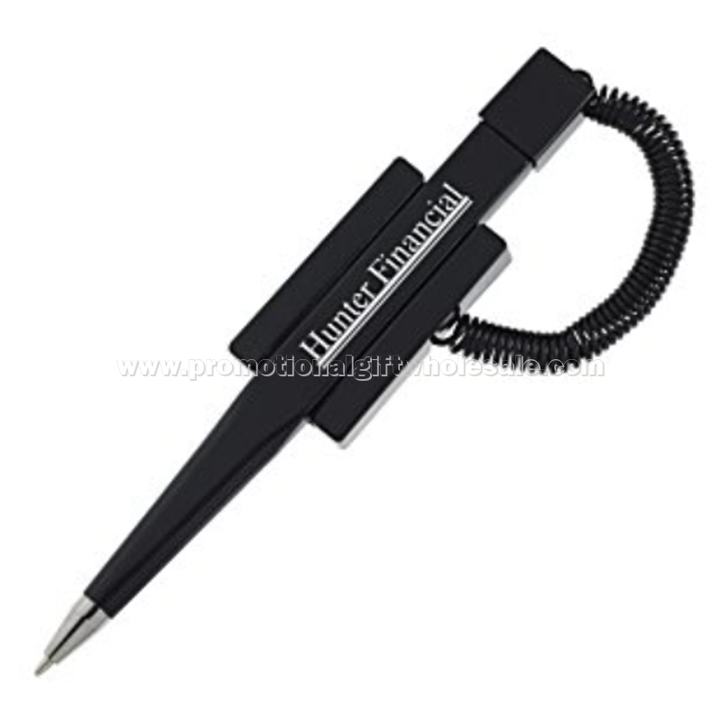 Financier Coil Cord Pen