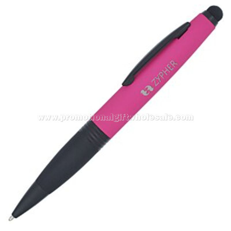 Munro Soft Touch Stylus Twist Metal Pen