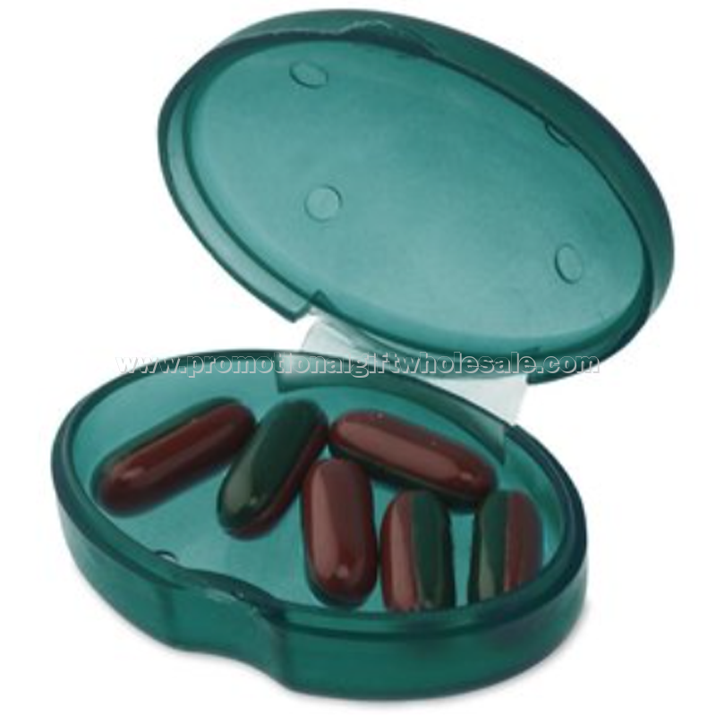 Oval Pill Box - Translucent