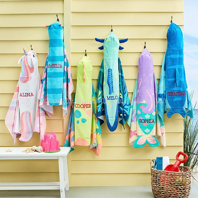 Fun-in-the-Sun Personalized Hooded Beach
