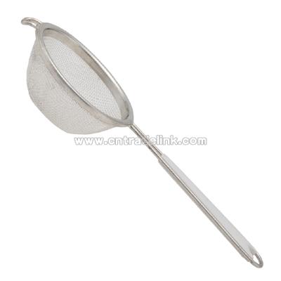 2 3/4" fine plastic handled strainer