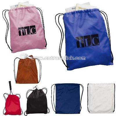 Nylon Drawstring Backpack