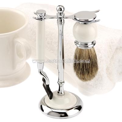 Traditional Shaving Set with Mach3 Razor