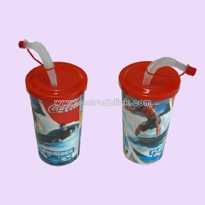 Coca Coal Straw Cup