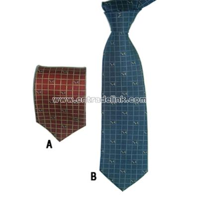 polyester woven necktie