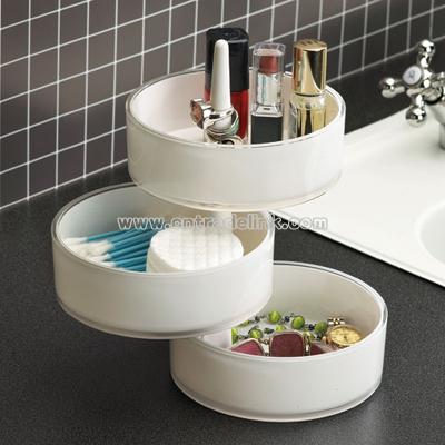 Stack and Swivel Acrylic Storage Trays