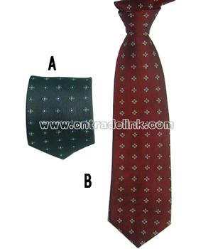 silk woven necktie