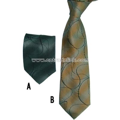 silk woven necktie