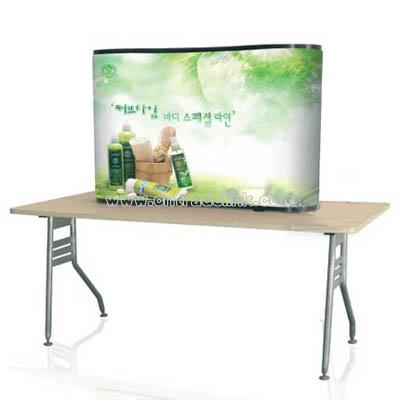 1×1 Curve Desktop Pop Up with PVC panel