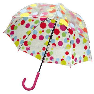 Birdcage Spots Bubble Umbrella