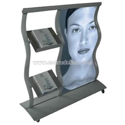 Freestanding Literature Stand