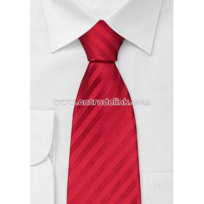 Bright Red Kids Necktie