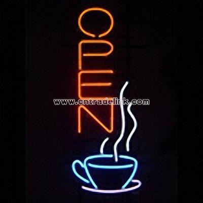 Metal-framed Neon Sign