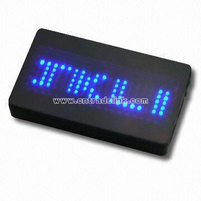 Mini Scrolling LED Name Badge