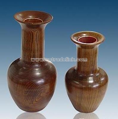 Wood Vase