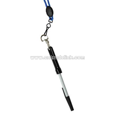 Flexible 3-1/2" Pen Holder accommodates most types of pens