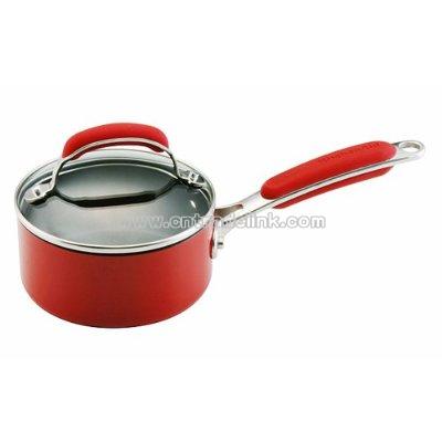 Hard-Base Covered Saucepan