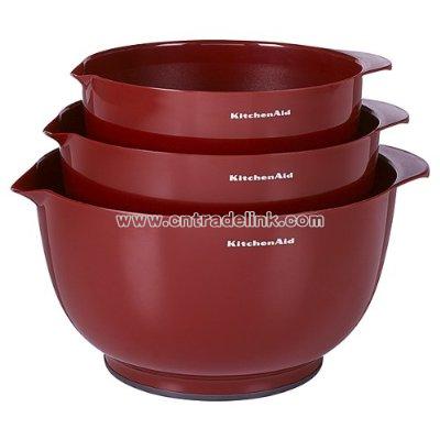 3-pc. Mixing Bowl Set - Red