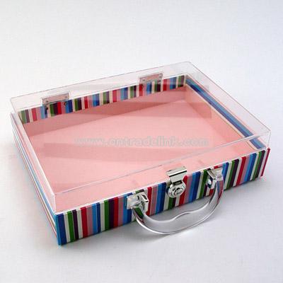 plastic and paper case